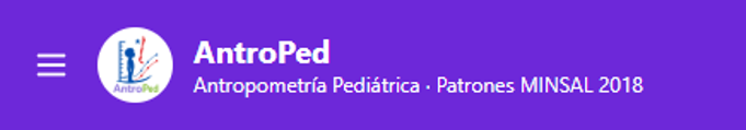 Encabezado morado de AntroPed